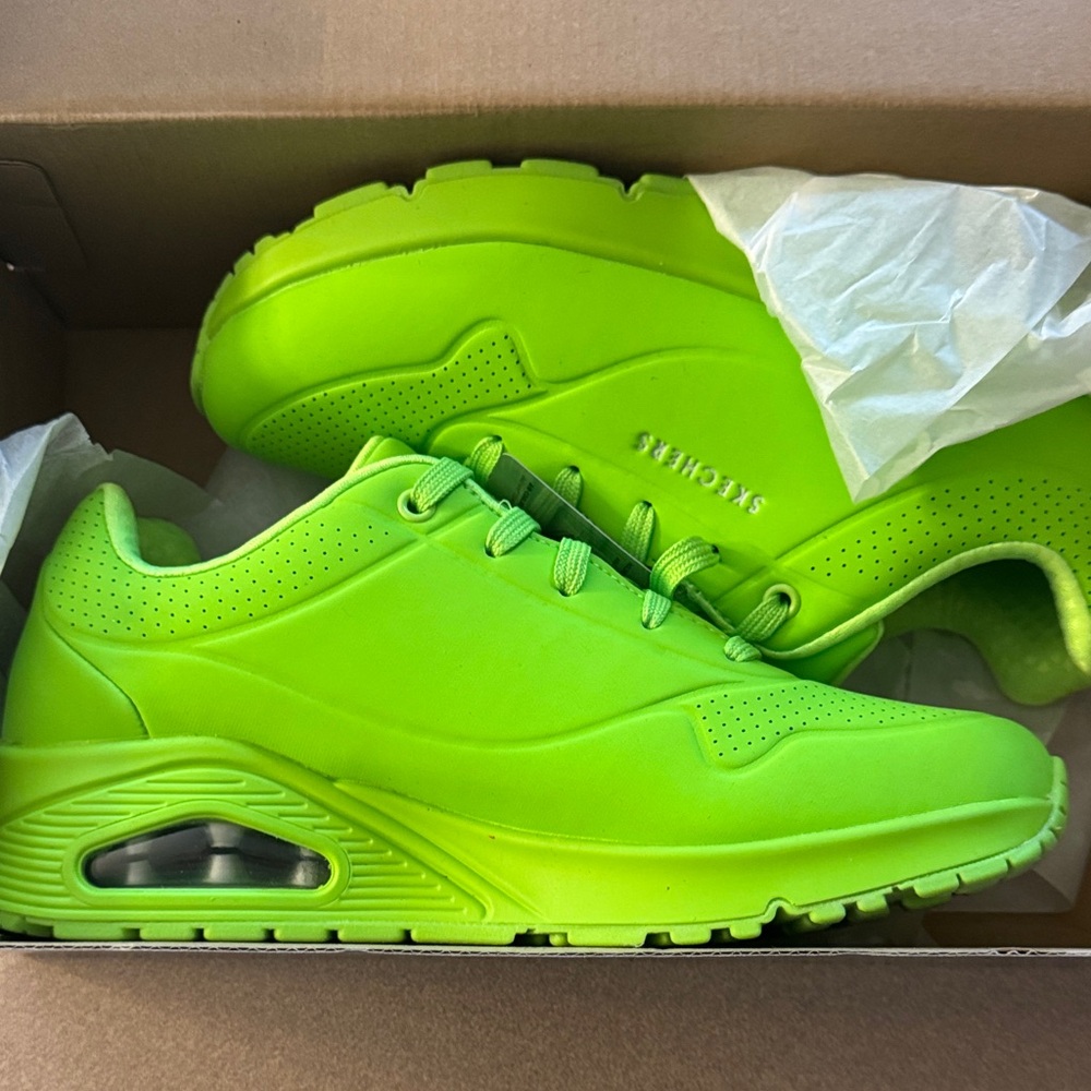 Skechers Bright Lime Athletic Shoes